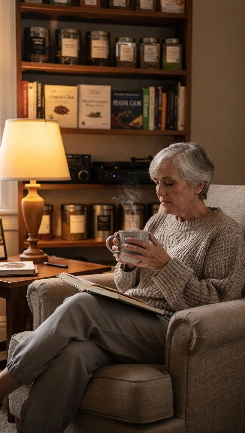 Šviežios žolelių arbatos žaliavos – mėtos ir ramunėlės, paruoštos namų sąlygomis patogiai naudoti.